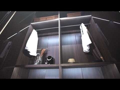 Bedroom Modern Wardrobe Closet High Gloss Multilayer