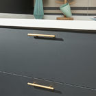Modern Design Matte Lacquer Mdf Flat Modular Kitchen Cabinets