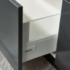 Modern Design Matte Lacquer Mdf Flat Modular Kitchen Cabinets