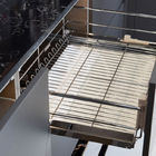 Small Kitchen Membrane Pressure Plate MDF Design Modular Kitchen Cabinets