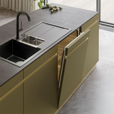 Waterproof Kitchen Furniture Modern Design  Kitchen Cabinets PVC Kitchen Cabinets