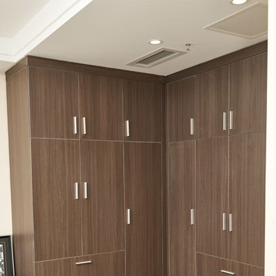 Modular Modern Wooden PVC Wardrobes Bedroom Wardrobe Sliding Door