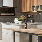 Durable Kitchen Unit Set Furniture Wooden Sample Designs PVC Kitchen Cabinets