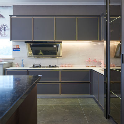 New Arrival Modern Style Kitchen Cabinet With Best Price PVC Kitchen Cabinets