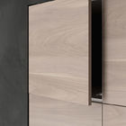 Dark Grey Matt ODM PVC Kitchen Cabinets Australian Standard