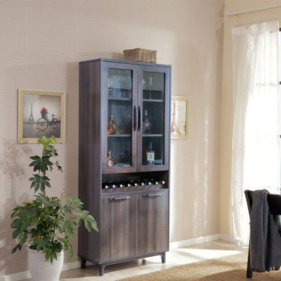 Home Apartment Wine Rack Cabinet Wine Wood Cabinet E1