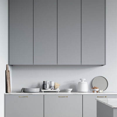 PVC Modern Minimalist Kitchen Cabinets Italy Stylish Joinery White