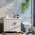 OEM ODM Bathroom Vanity Cabinets Modern Counter Wash Basin