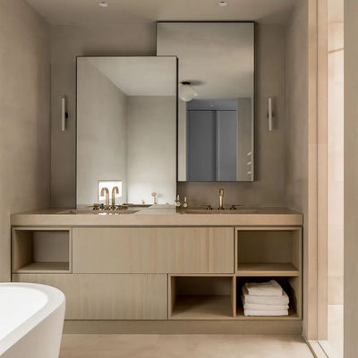 Modern Stainless Steel Bathroom Vanity Cabinet Waterproof