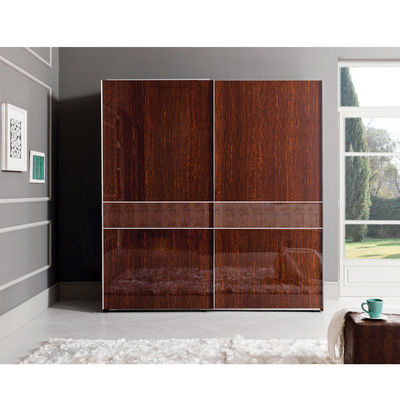 Customized Furniture Bedroom Modern Sliding Door Wardrobes Anti Scratch