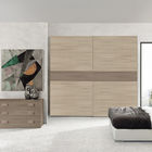 Customized Furniture Bedroom Modern Sliding Door Wardrobes Anti Scratch