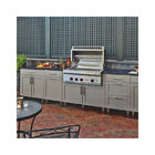 Outdoor BBQ Kitchen Cabinets Heat And Moisture Resistant
