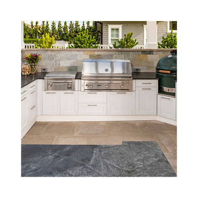 Outdoor BBQ Kitchen Cabinets Heat And Moisture Resistant