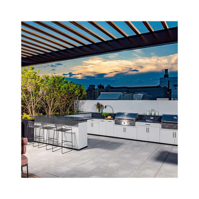 Ready To Assemble Stainless Steel Kitchen Cabinet Outdoor Corrosion Resistant