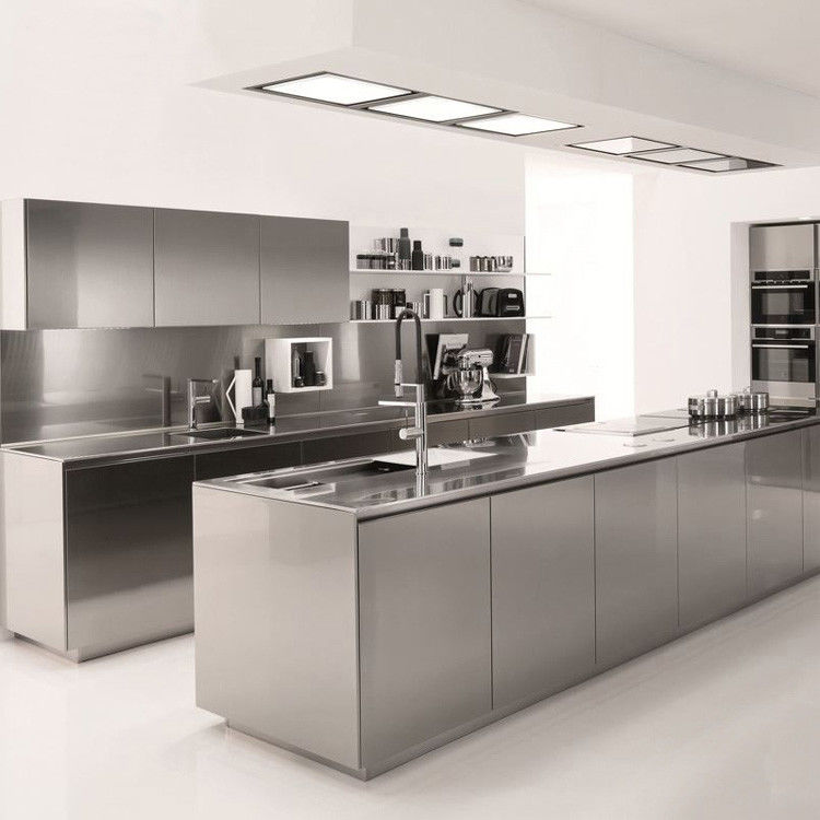 Modern Modular Kitchen Steel Cabinets 304 Modular Kitchen Cabinets